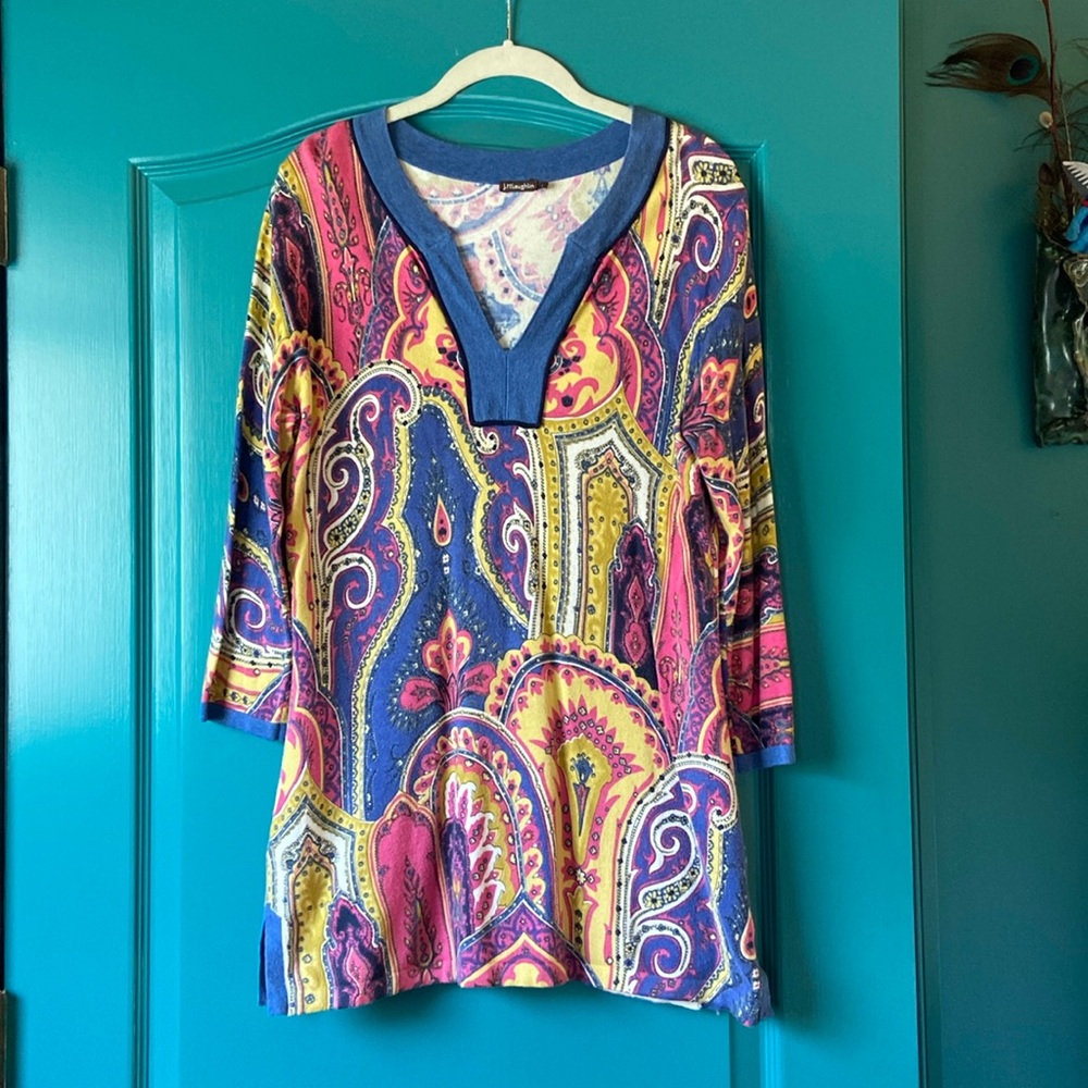 J. McLaughlin Knit Tunic Size Large